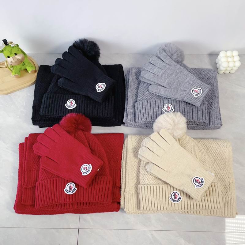 Moncler Scarf Hat Gloves dx05